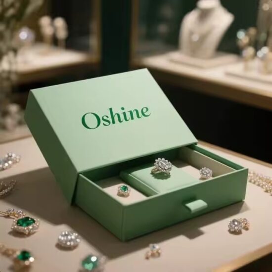 Wholesale Paper Jewelry Box for Necklaces, Rings, Earrings, and Watches with Custom Logo