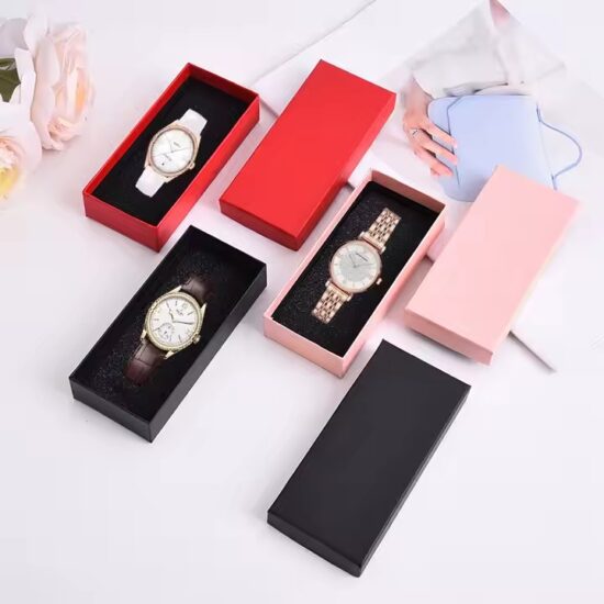Wholesale Paper Jewelry Box for Necklaces, Rings, Earrings, and Watches with Custom Logo