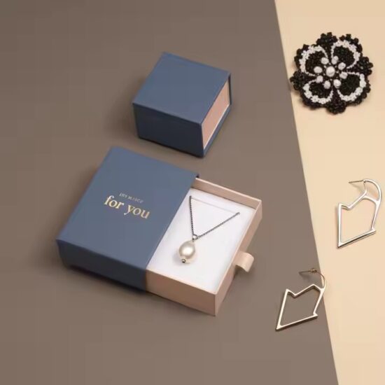 Recyclable Custom Logo Paper Jewelry Boxes for Sustainable Accessory Packaging