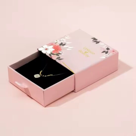 Recyclable Custom Logo Paper Jewelry Boxes for Sustainable Accessory Packaging