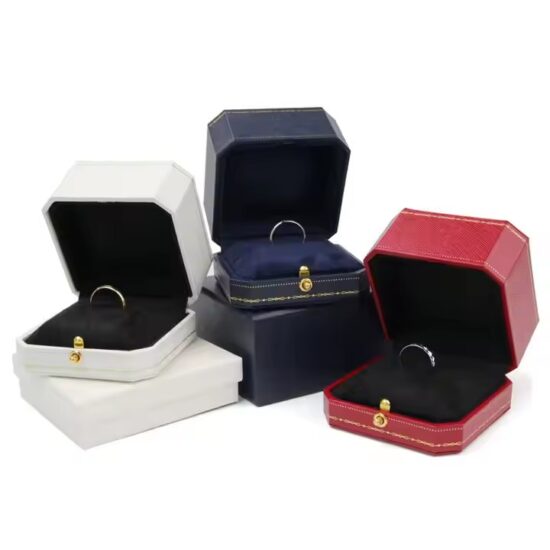 Custom Leather Jewelry Gift Box for Wholesale with Compartments