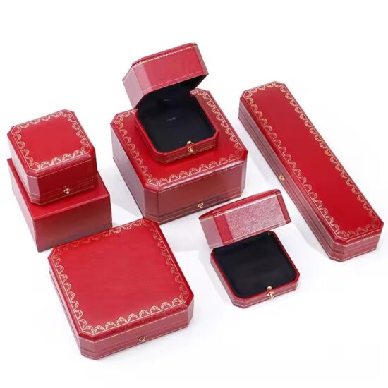 Custom Leather Jewelry Gift Box for Wholesale with Compartments