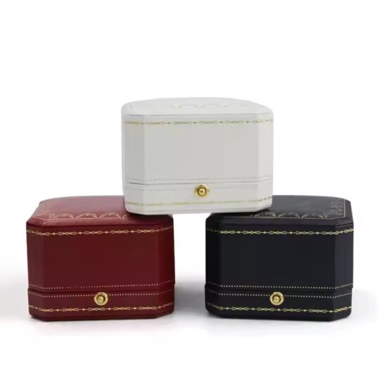 Custom Leather Jewelry Gift Box for Wholesale with Compartments