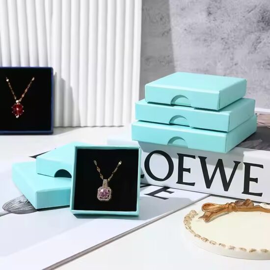 Wholesale Custom Paper Jewelry Boxes in Multiple Styles and Colors