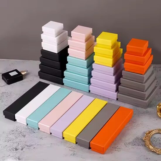 Wholesale Custom Paper Jewelry Boxes in Multiple Styles and Colors