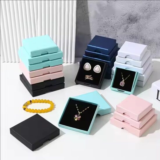 Wholesale Custom Paper Jewelry Boxes in Multiple Styles and Colors