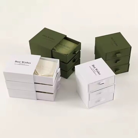 Custom Luxury Paper Jewelry Box with Personalized Logo for Elegant Packaging