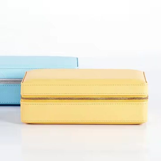 Best-Selling Classic Genuine Leather Jewelry Box with Compartments