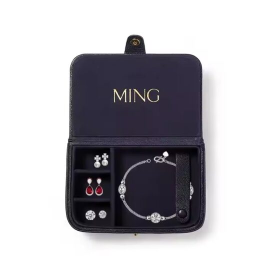 Best-Selling Classic Genuine Leather Jewelry Box with Compartments
