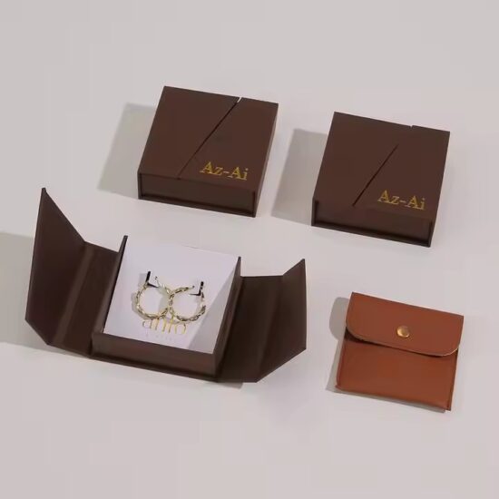 Luxury Custom Paper Jewelry Box for Necklace, Earrings and Ring Display
