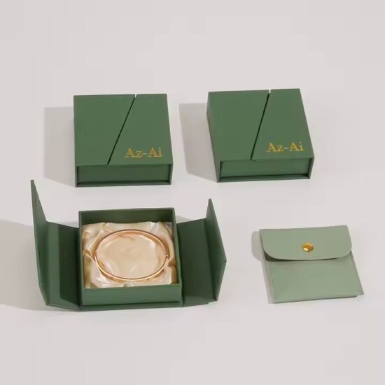 Luxury Custom Paper Jewelry Box for Necklace, Earrings and Ring Display