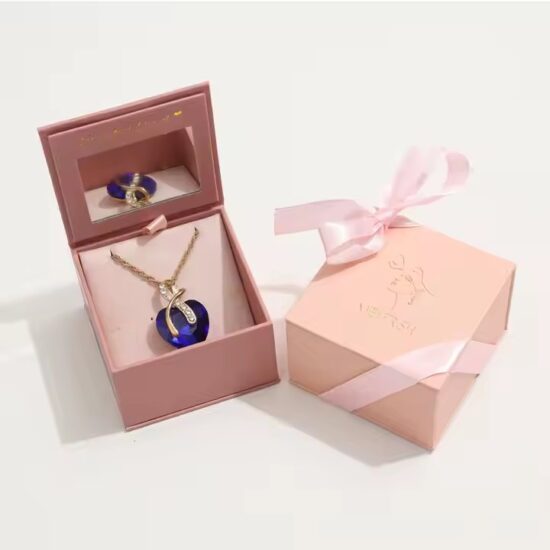 Portable Paper Jewelry Storage Box with Custom Logo – Lightweight and Stylish