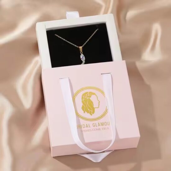 Portable Paper Jewelry Storage Box with Custom Logo – Lightweight and Stylish