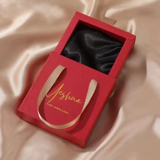 Portable Paper Jewelry Storage Box with Custom Logo – Lightweight and Stylish