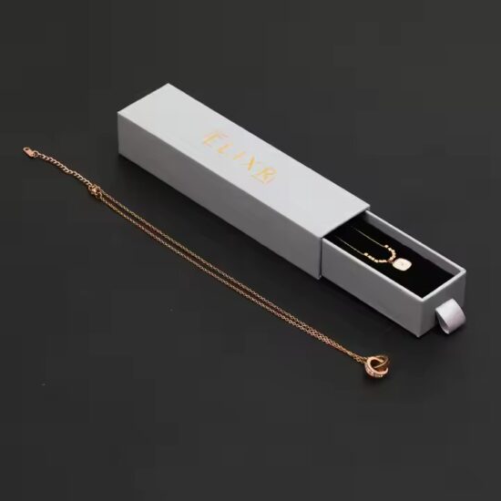 Custom Logo Paper Jewelry Boxes for Rings, Earrings, and Gift Packaging