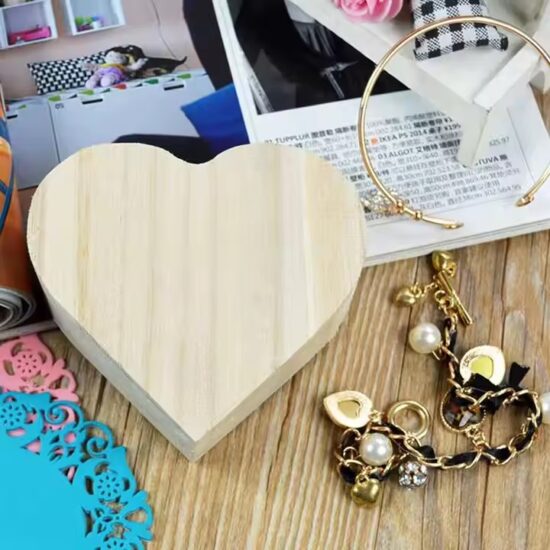 Custom luxury wooden engagement ring box with engraving