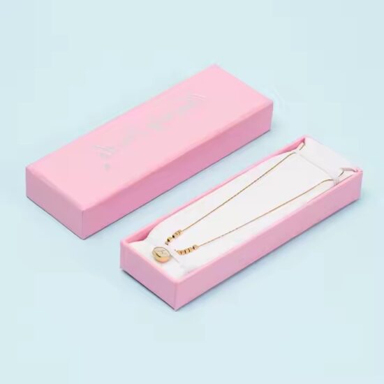 Eco-Friendly Custom Logo Recyclable Paper Jewelry Boxes for Rings and Gifts
