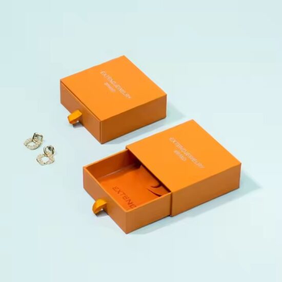Eco-Friendly Custom Logo Recyclable Paper Jewelry Boxes for Rings and Gifts