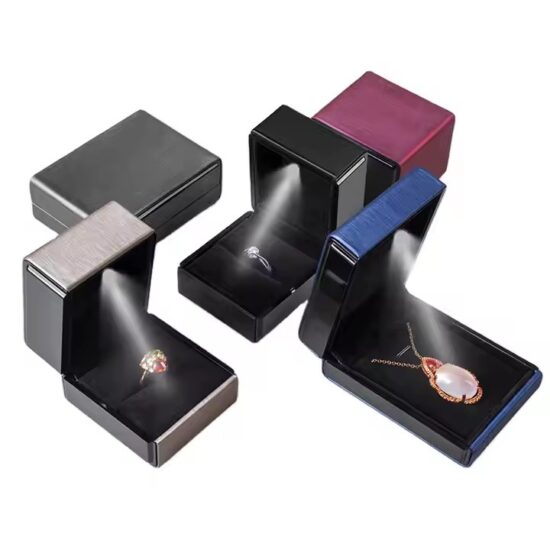 Creative Vintage Leather Jewelry Box with Retro Style Design