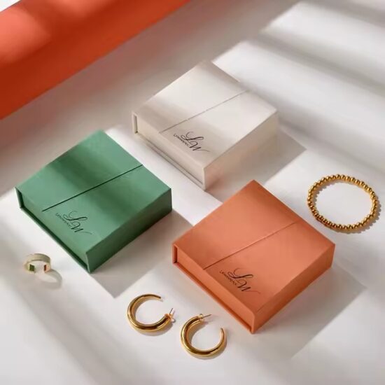 Custom Luxury Paper Jewelry Boxes for Wholesale with Branding Options