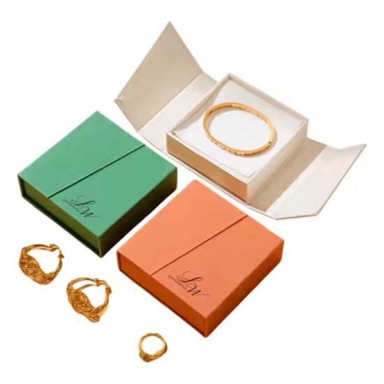 Custom Luxury Paper Jewelry Boxes for Wholesale with Branding Options