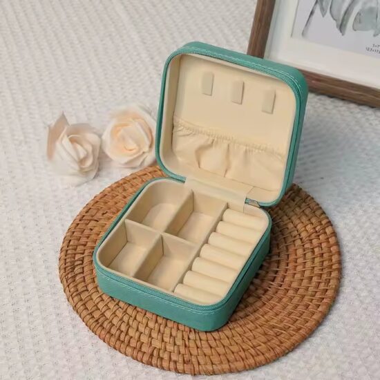 Best-Selling Cute Portable Travel Jewelry Box with Multiple Compartments