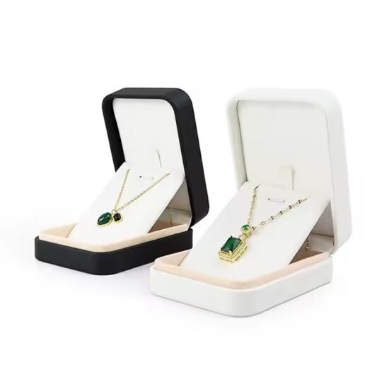 Hot Selling PU Leather Jewelry Box with Velvet Lining