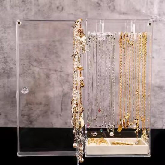Multi-Functional Transparent Acrylic Jewelry Storage Box