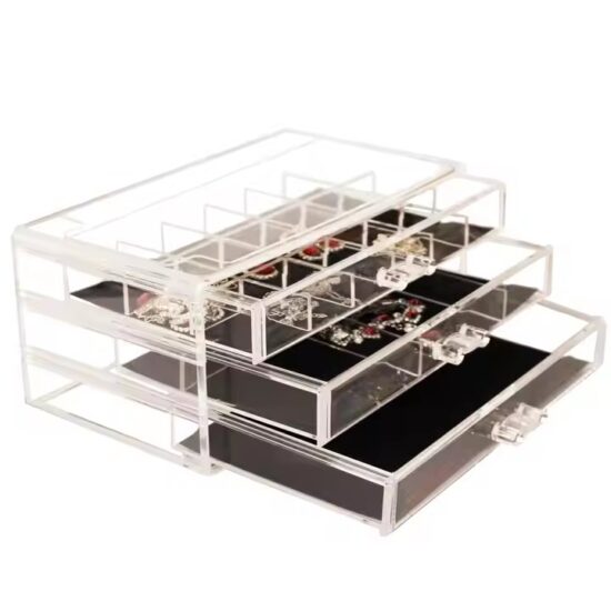 Multi-Functional Transparent Acrylic Jewelry Storage Box