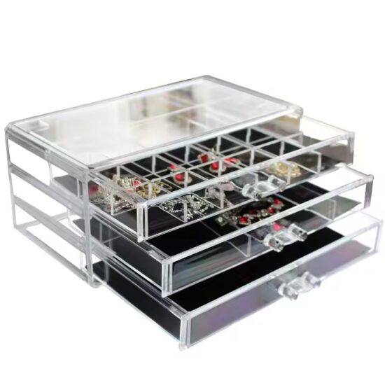 Multi-Functional Transparent Acrylic Jewelry Storage Box