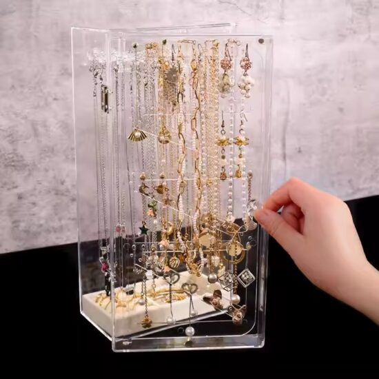 Multi-Functional Transparent Acrylic Jewelry Storage Box