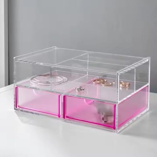 Multi-Functional Transparent Acrylic Jewelry Storage Box