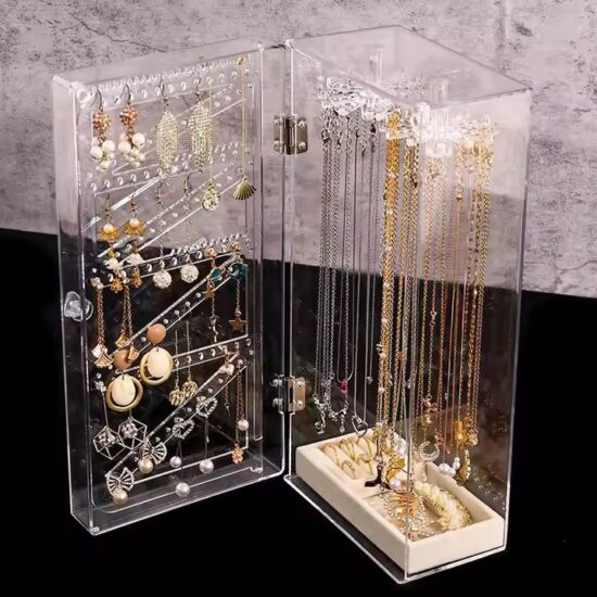 Multi-Functional Transparent Acrylic Jewelry Storage Box