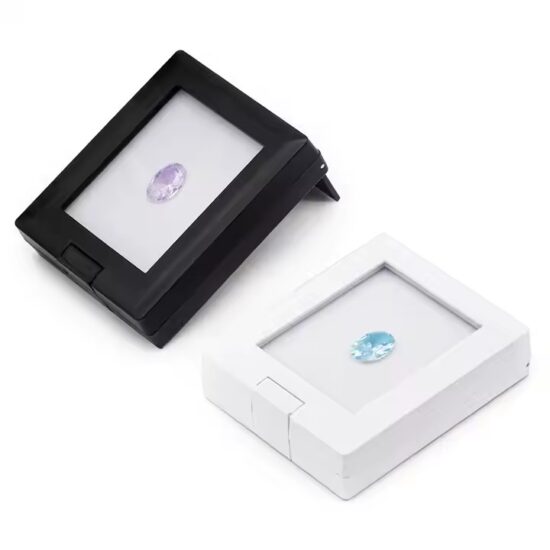 Custom Portable Acrylic Jewelry Display Box with Compartments