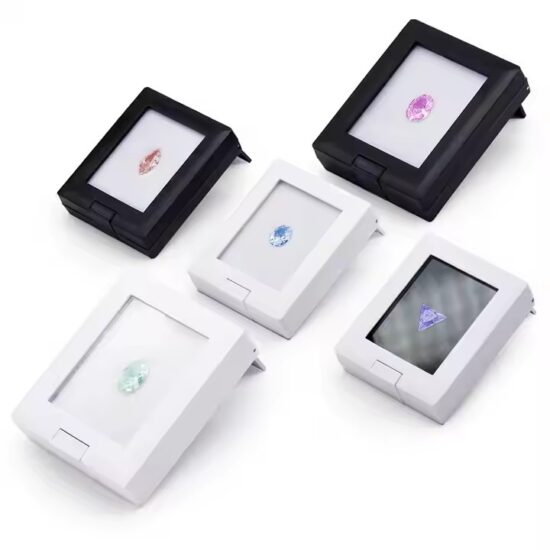 Custom Portable Acrylic Jewelry Display Box with Compartments