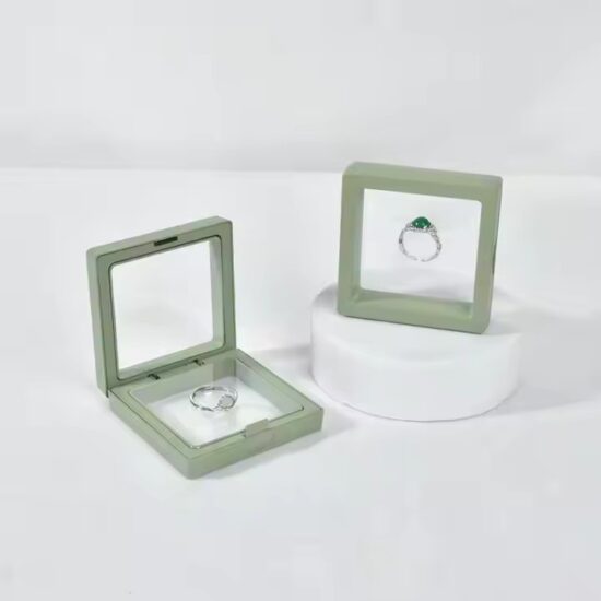 Custom Portable Acrylic Jewelry Display Box with Compartments