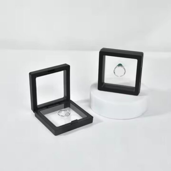 Custom Portable Acrylic Jewelry Display Box with Compartments