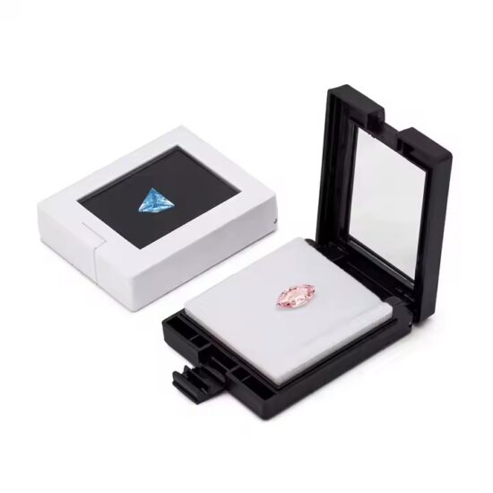 Custom Portable Acrylic Jewelry Display Box with Compartments