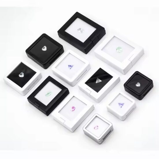 Custom Portable Acrylic Jewelry Display Box with Compartments
