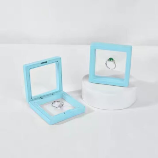Custom Portable Acrylic Jewelry Display Box with Compartments