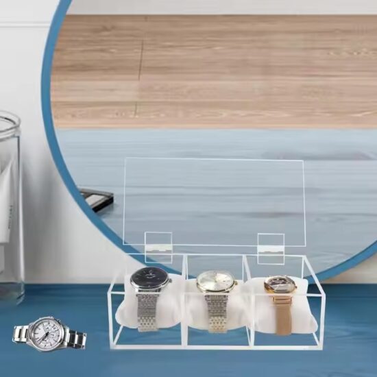 Best-Selling Transparent Acrylic Watch Box for Retail Display