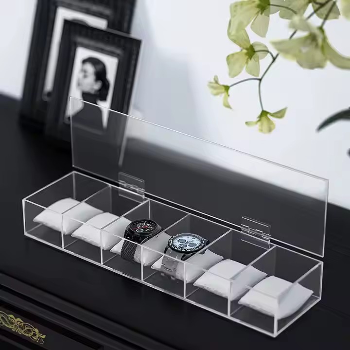 Best-Selling Transparent Acrylic Watch Box for Retail Display