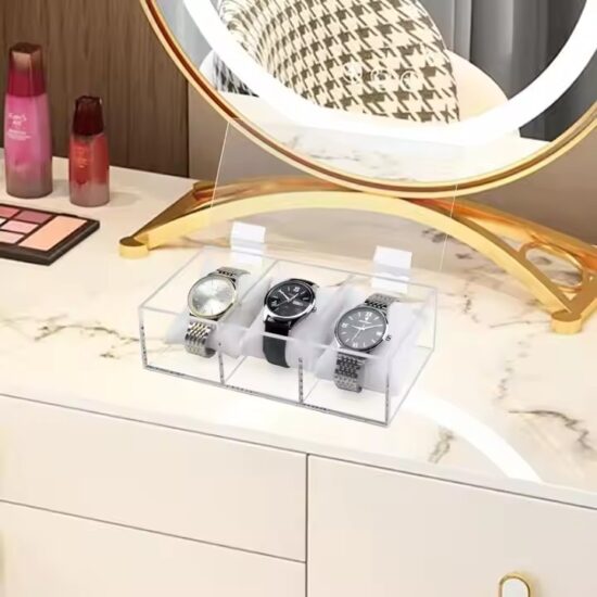 Best-Selling Transparent Acrylic Watch Box for Retail Display