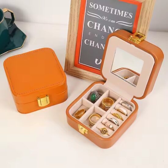 Best-Selling Portable PU Leather Travel Jewelry Box