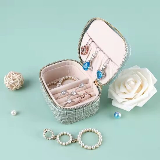 Best-Selling Portable PU Leather Travel Jewelry Box