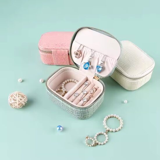 Best-Selling Portable PU Leather Travel Jewelry Box