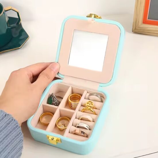 Best-Selling Portable PU Leather Travel Jewelry Box