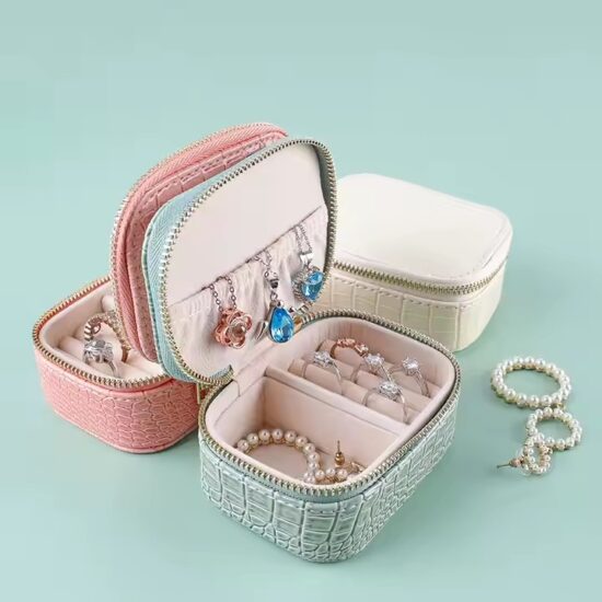 Best-Selling Portable PU Leather Travel Jewelry Box