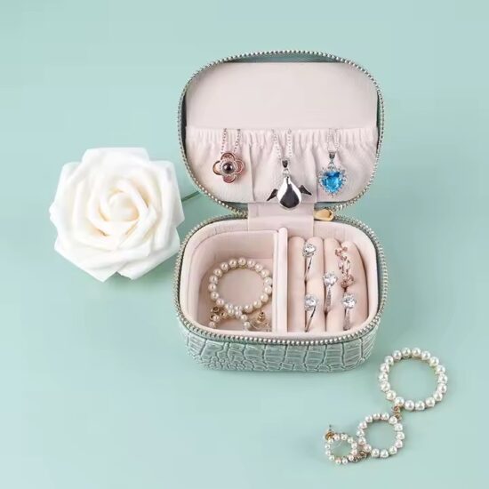 Best-Selling Portable PU Leather Travel Jewelry Box