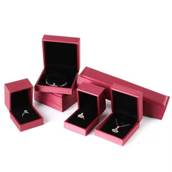 Premium PU Leather Jewelry Box for Rings and Necklaces